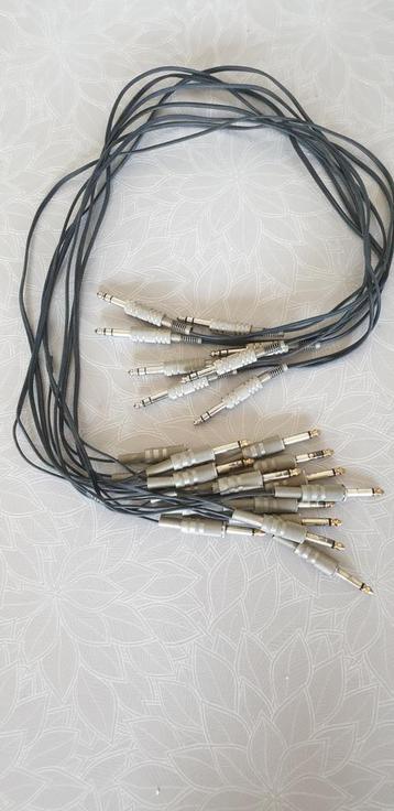 Kabels stereo naar mono 6,3mm/stereo naar stereo 6,3mm beschikbaar voor biedingen