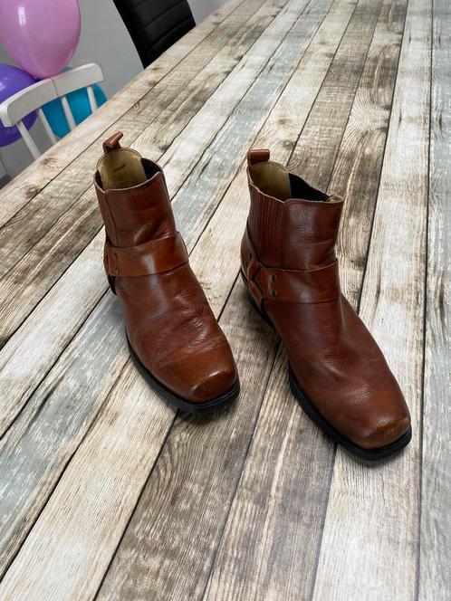 Echte leren cowboybotten maat 42, Kleding | Heren, Schoenen, Ophalen of Verzenden