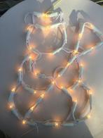 KERSTMAN EN SNEEUWMAN MET LICHTJES VOOR BINNEN, Diversen, Ophalen of Verzenden, Zo goed als nieuw