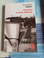 inconnu à cette adresse, Livres, Langue | Français, Enlèvement, Utilisé, Fiction