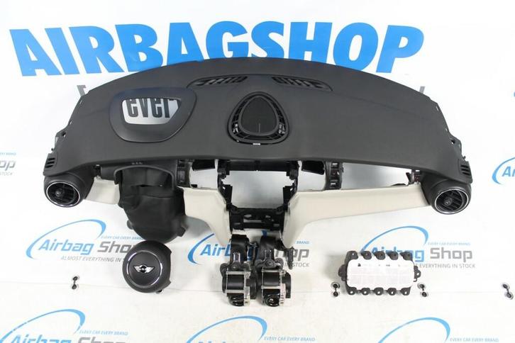 Airbag set Dashboard beige head up Mini Cooper F55 F56 F57, Autos : Pièces & Accessoires, Tableau de bord & Interrupteurs, Utilisé