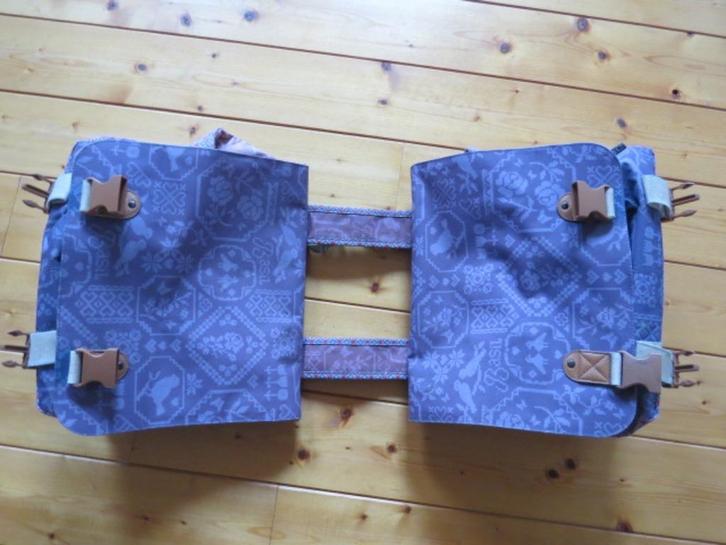 fietstas Basil (dubbel), Fietsen en Brommers, Fietsaccessoires | Fietstassen, Gebruikt, Ophalen