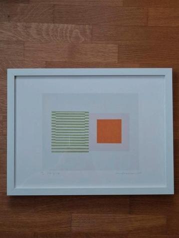 Sérigraphie moderne "Side by side" par Emma Lauwrenson, Enlèvement