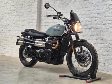 Triumph Street Scrambler 900 @motomobilia, Permis Moto A, Entreprise, Plus de 35 kW, 2 cylindres