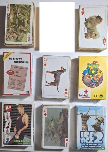 Speelkaarten beschikbaar voor biedingen