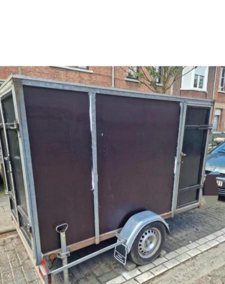 Remork,  aanhangwagen 750 gesloten, Auto diversen, Aanhangers en Bagagewagens, Zo goed als nieuw, Ophalen of Verzenden