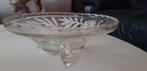 Vintage 50s fruitschaal glas bloemen, Ophalen