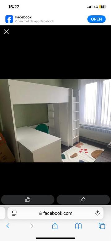 SMASTAD hoogslaper, Enlèvement, Comme neuf, Une personne, Lit mezzanine