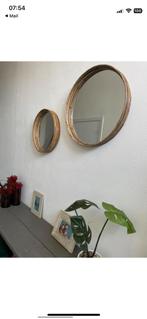 Spiegel rond 2 x, Ophalen, Zo goed als nieuw, Rond