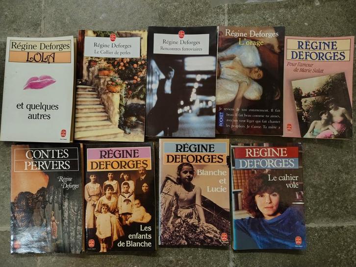 Régine Deforges 9 Franse pockets, Boeken, Romans, Ophalen of Verzenden