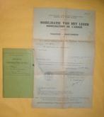 1939-1942 burgerlijke mobilisatieboekje WW2., Overige soorten, Boek of Tijdschrift, Ophalen of Verzenden