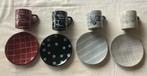 4 koffiekopjes + schotels, Maisons du Monde, Huis en Inrichting, Nieuw