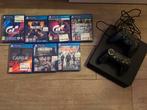Ps4+2 manettes +7 jeux, Enlèvement, Comme neuf, Avec 2 manettes