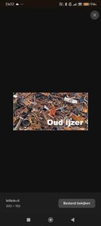 Oud ijzer ophalen gratis, Ophalen, Gebruikt, Lood