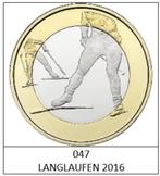 5 euro Finland 2016 LANGLAUFEN, Postzegels en Munten, Munten | Europa | Euromunten, Ophalen of Verzenden, 5 euro, Finland