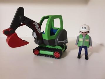 Excavatrice PlayMbil, Enlèvement ou Envoi, Comme neuf, Ensemble complet