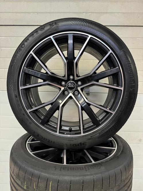 DEMO SET 22” AUDI Q7 RSQ7 Q8 RSQ8 ETRON VELGEN ZOMERBANDEN O, Auto-onderdelen, Banden en Velgen, Banden en Velgen, Zomerbanden