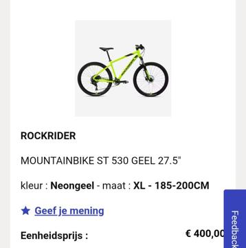 Fiets mtb te koop, Fietsen en Brommers, Heren, Zo goed als nieuw, Ophalen, Overige merken