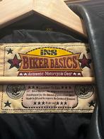 Zwarte motorvest van Biker Basics, Jas | leer, Heren