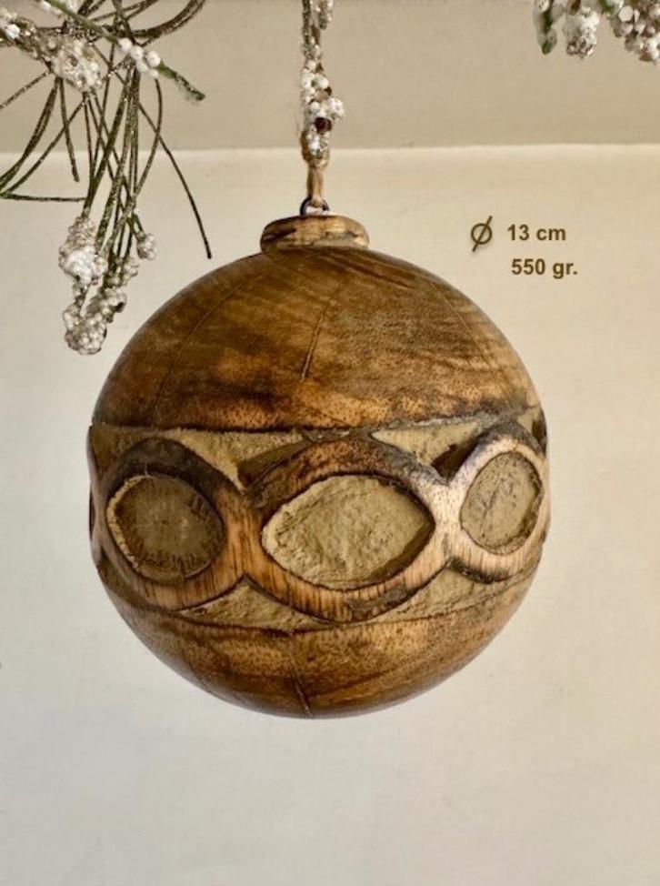 FLAMANT, 550 gr. zware, volhouten BOL  -  nieuw, Diversen, Kerst, Nieuw, Ophalen of Verzenden