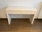 witte wandtafel (console) met 2 lades, Ophalen, Zo goed als nieuw