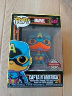 Funko pop Marvel #648 Captain America blacklight nieuwstaat, Ophalen of Verzenden, Zo goed als nieuw