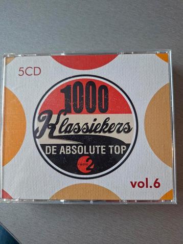 5cd box. 1000 Klassiekers.  Vol. 6. Radio 2. beschikbaar voor biedingen