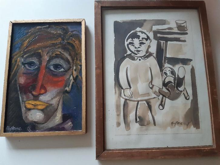 Marc Hufkens kunstschilder, Antiek en Kunst, Kunst | Schilderijen | Modern, Ophalen of Verzenden