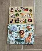 Set van 2 legpuzzels, Ophalen of Verzenden, Zo goed als nieuw, Van hout, Minder dan 10 stukjes