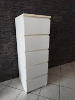 Commode Ikea malm 5 tiroirs, Maison & Meubles, Armoires | Commodes, Enlèvement, Utilisé