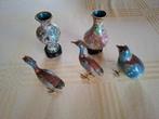 5 miniaturen cloisonné, Ophalen