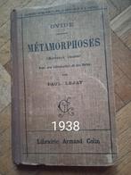 Livre ancien ovides métamorphoses Paul lejay, Enlèvement ou Envoi