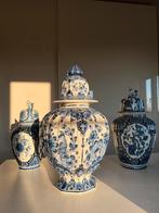 Delft set van 3 potten, handgeschilderd, Enlèvement