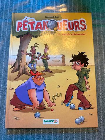 Lot de 4 BD’s thème pétanque beschikbaar voor biedingen
