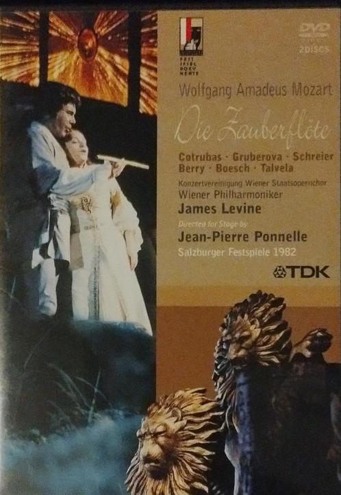 Die Zauberflöte Mozart DVD zo goed als nieuw!, Cd's en Dvd's, Dvd's | Muziek en Concerten, Zo goed als nieuw, Muziek en Concerten