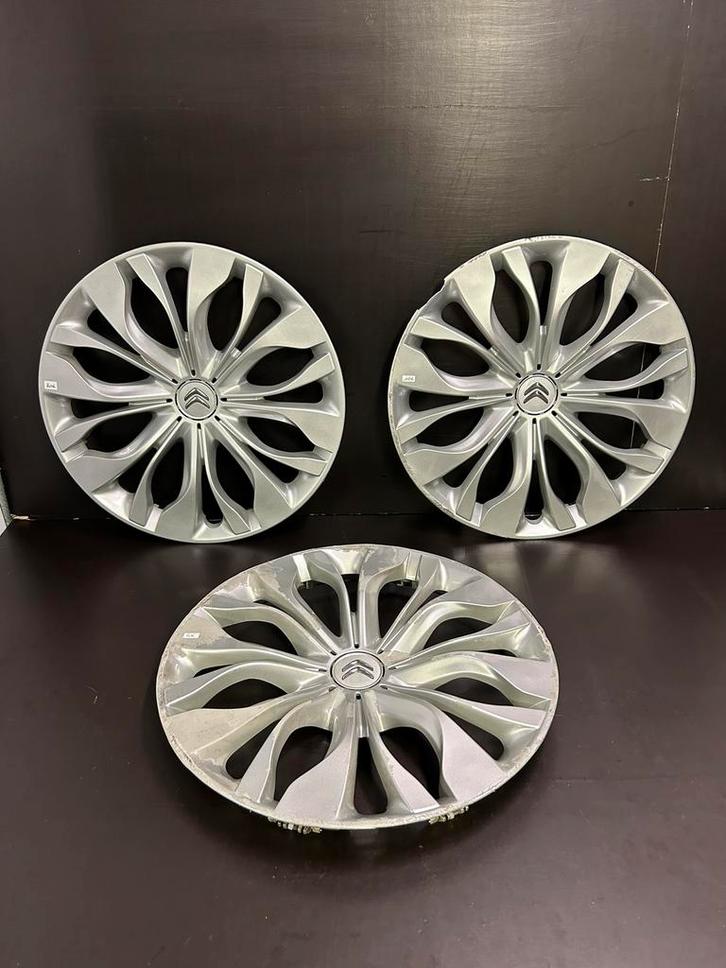 3 wieldoppen Citroën C3, C4, C5, C5, C8 berlingo 16", Auto diversen, Wieldoppen, Zo goed als nieuw, Ophalen of Verzenden