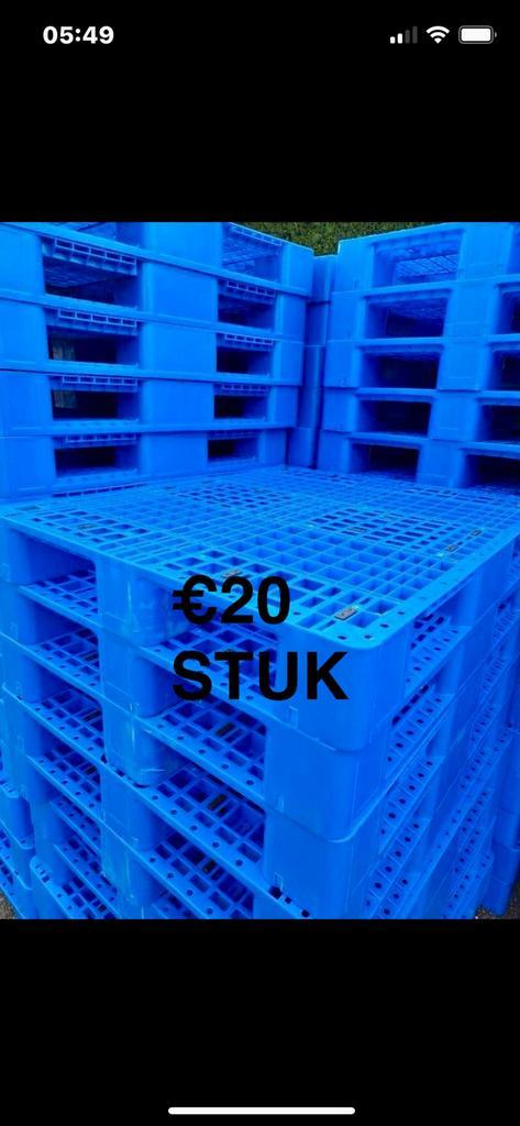 PALETTEN/KUNSTOF/PLASTIEKE PALETTEN!!, Zakelijke goederen, Stock en Retail | Franchising, Wederverkoop en Distributie, Ophalen