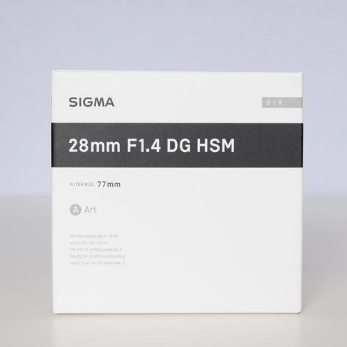 Sigma 28mm F/1.4 DG HSM ART Canon EF, Audio, Tv en Foto, Foto | Lenzen en Objectieven, Nieuw, Groothoeklens, Ophalen
