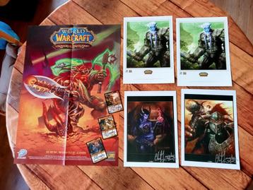 World of Warcraft lot met handtekeningen van Clint Langley beschikbaar voor biedingen