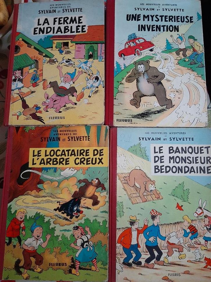 BD sylvain sylvette fleurus 1960 cartonnée, Livres, BD, Utilisé, Plusieurs BD, Envoi
