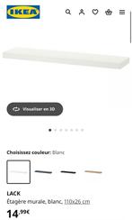 2 witte Ikea LACK planken, Ophalen, Zo goed als nieuw