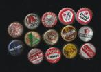 14 verschillende oude Belgische bier kroonkurken jaren '70, Verzamelen, Ophalen of Verzenden, Gebruikt, Overige typen, Palm