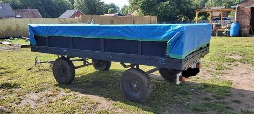 Dubbelassige aanhangwagen, Auto diversen, Aanhangers en Bagagewagens, Gebruikt, Ophalen
