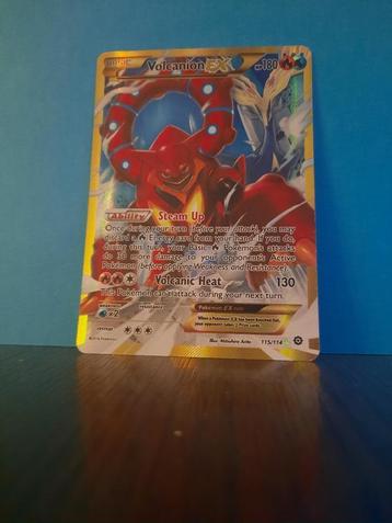 Pokemon Card Volcanion EX 115/114 Steam Siege Holo Full Art  beschikbaar voor biedingen