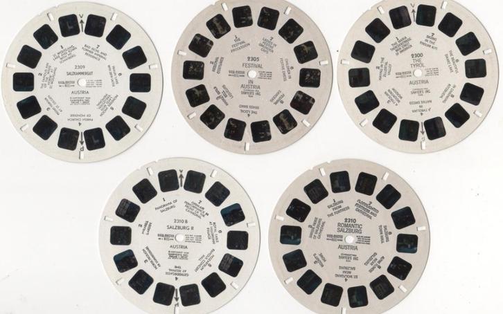 View-master Autriche Lot de 10 disques différents, Antiek en Kunst, Antiek | Speelgoed, Ophalen of Verzenden