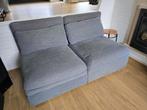 Grijze zetel, 4 delen, Ophalen, Gebruikt, 75 tot 100 cm, Stof