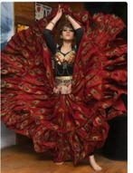 Jupe danse Gypsy bordeau à motif plumes de paon, Kleding | Dames, Ophalen of Verzenden, Nieuw, Overige kleuren, Onder de knie