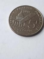 3 pièces de monnaie française 5FF 1992-1989-1994, Timbres & Monnaies, Autres matériaux, Enlèvement ou Envoi