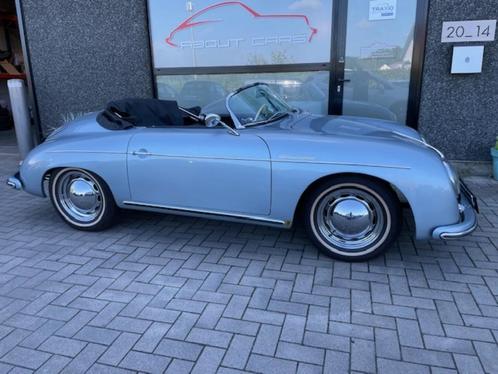 Porsche 356 Speedster Réplique, Autos, Porsche, Entreprise, Achat, Essence, Boîte manuelle, Argent ou Gris, Noir, Cuir, Propulsion arrière