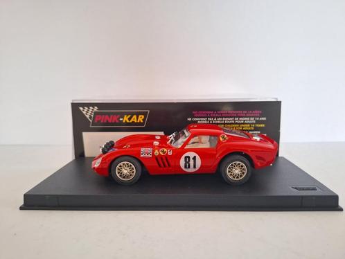 Pink Kar Ferrari 250 Gto Ralley De Gerona Ref Nr CV052, Kinderen en Baby's, Speelgoed | Racebanen, Nieuw, Racebaan, Elektrisch